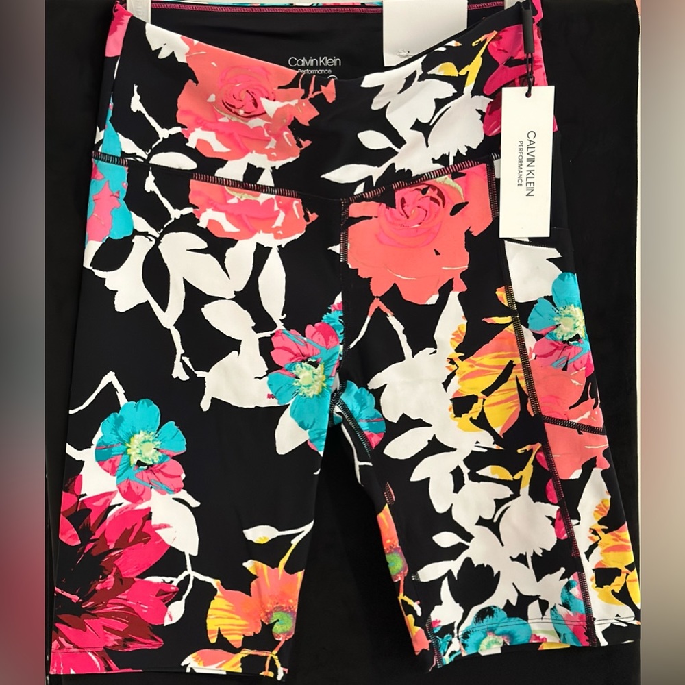 High Waisted Calvin Klein performance shorts